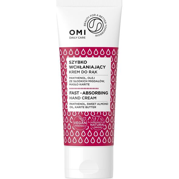 Allvernum OMI Daily Care Krem do rąk szybko wchłaniający Fast-Absorbing Hand Cream 75ml