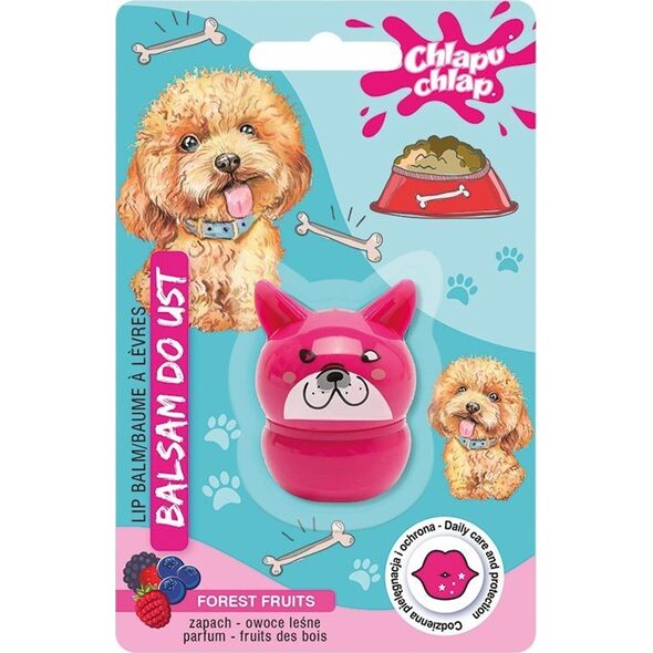 Chlapu Chlap CHLAPU CHLAP Błyszczyk do ust Piesek - owoce leśne 7g