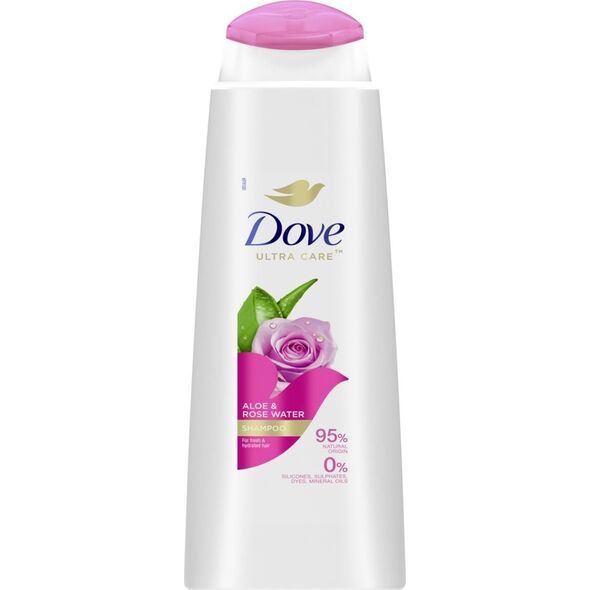 Unilever DOVE Ultra Care Szampon odwieżający do włosów Aloe & Rose Water 400 ml