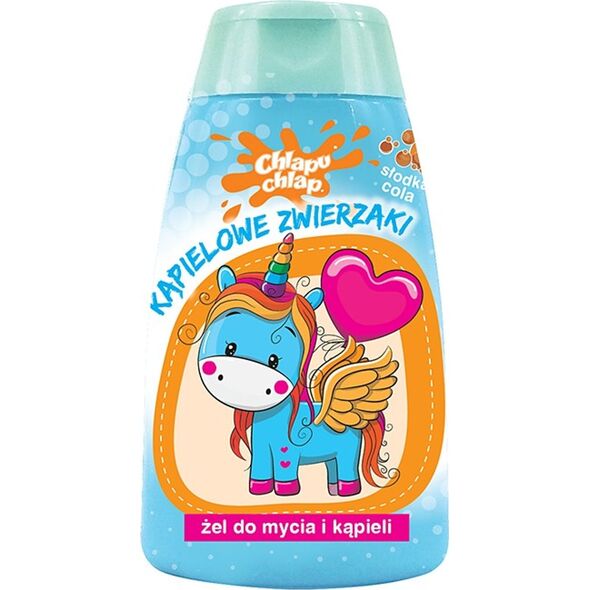 Chlapu Chlap CHLAPU CHLAP Kąpielowe zwierzaki Żel do kąpieli - Słodka cola 74 ml