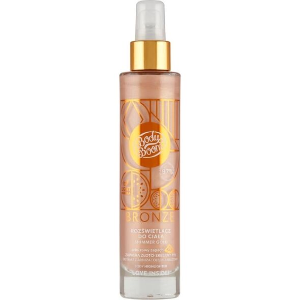 Body Boom BIELENDA BB BodyBoom Rozświetlacz do ciała -  Shimmer Gold 100 ml