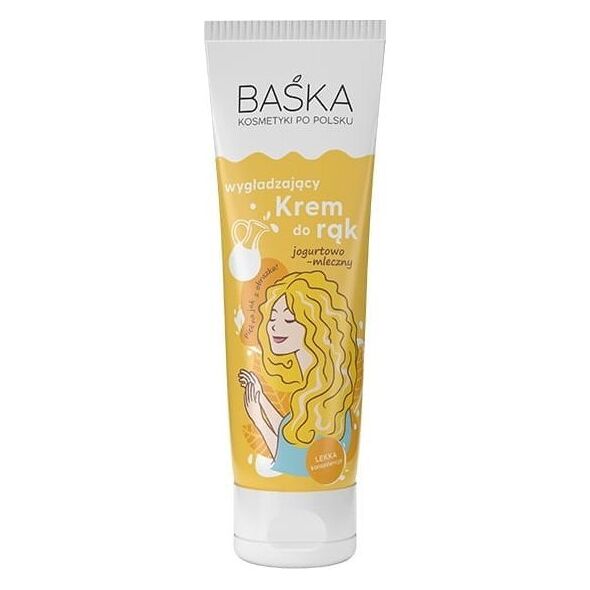 Solverx BAŚKA Krem do rąk wygładzający jogurtowo-mleczny 100 ml