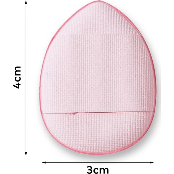 eCarla Mini puszek, gąbeczka na palec do makijażu 3x4 cm 2 szt GB08