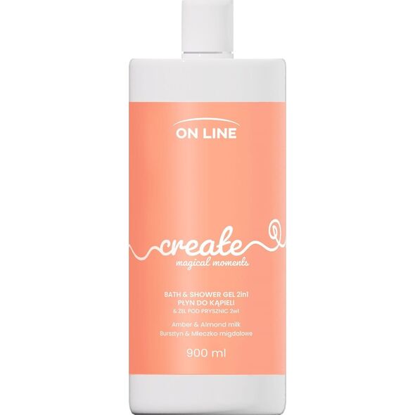 On Line ON LINE Emocje Żel i płyn do kąpieli 2w1 Create 900 ml