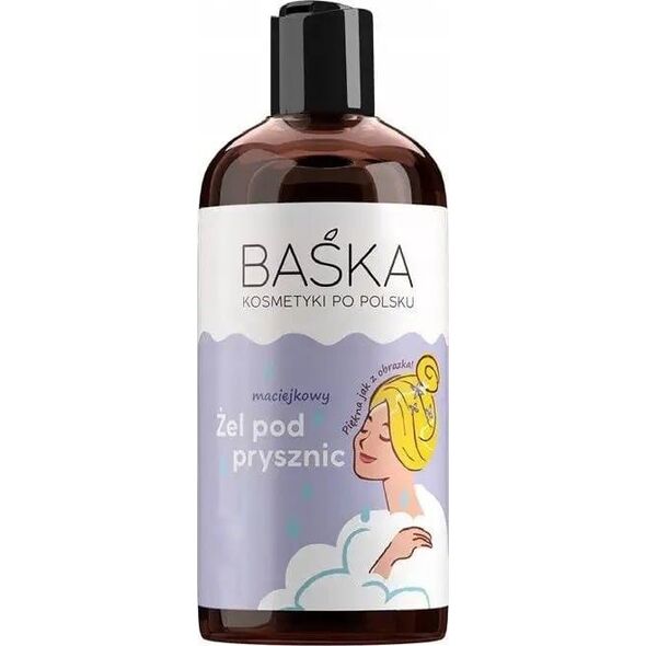 Solverx BAŚKA Żel pod prysznic - maciejkowy 500 ml