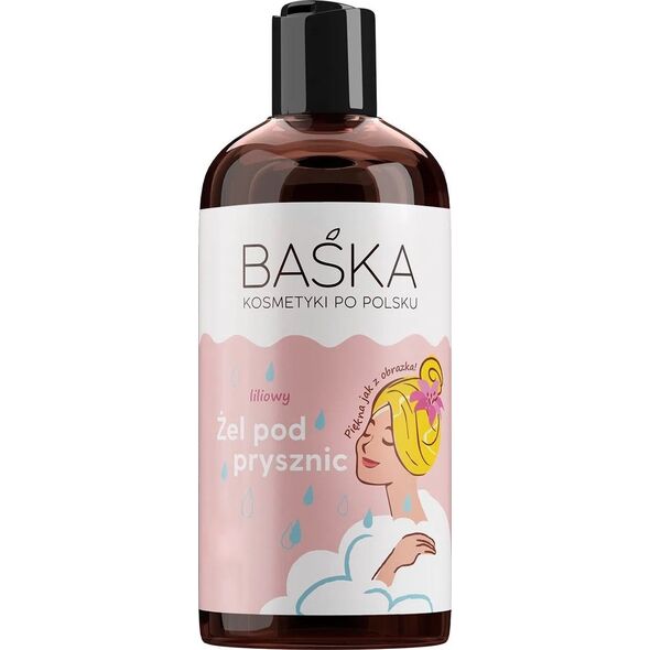 Solverx BAŚKA Żel pod prysznic - liliowy 500 ml