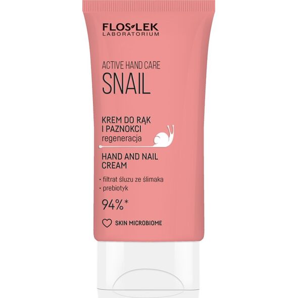 Floslek Floslek ACTIVE Hand Care SNAIL - Regenerujący krem do rąk 50 ml z filtratem ślimaka