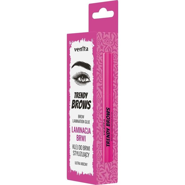 Venita Trendy brows laminacja brwi-klej do brwi stylizujący ultra mocny 8g