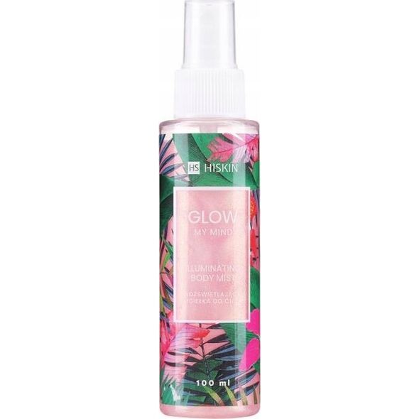 Hiskin Glow My Mind rozświetlająca Mgiełka do ciała pink 100ml