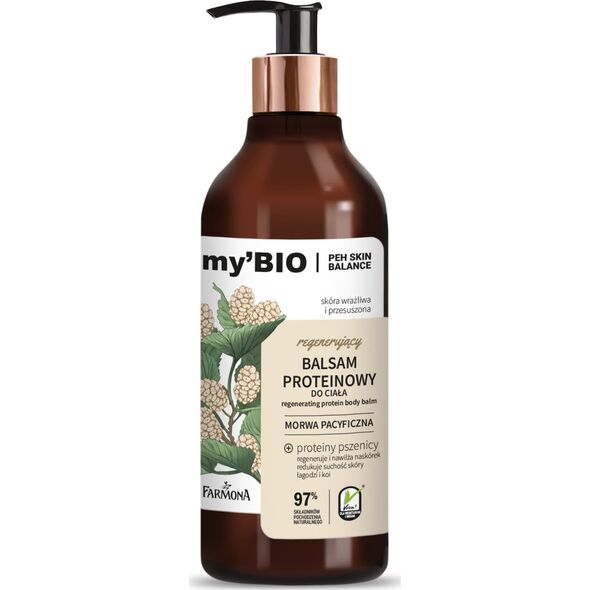 Farmona my`Bio Regenerujący Balsam proteinowy do ciała morwa pacyficzna 400ml