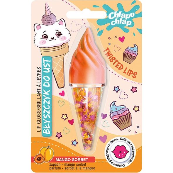Chlapu Chlap Błyszczyk do ust Rożek - Mango sorbet 14.5ml