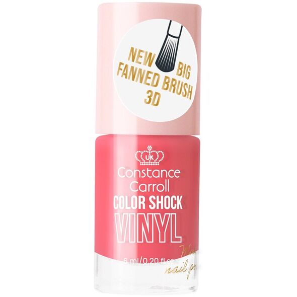 Constance Carroll Color Shock Lakier do paznokci z winylem Mini 6ml Coral (10)