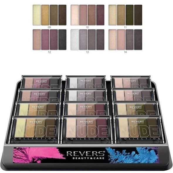 REVERS Zestaw Cienie do powiek Gallant Nude Set II P 1 op. - 12 szt.