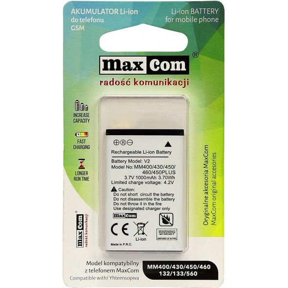 Bateria Maxcom LI-ION (AKUMULATORMAXCOMMM400430)