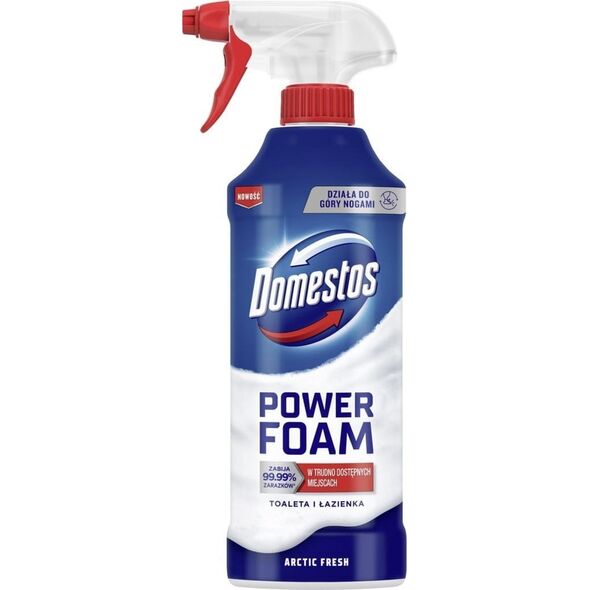 Unilever DOMESTOS Power Foam Piana do czyszczenia toalety Ocean 435 ml