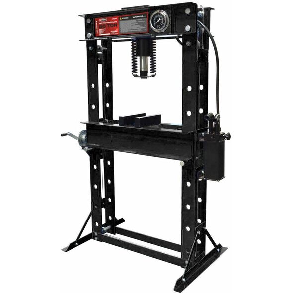 AWTOOLS PRASA HYDRAULICZNA Z MANOMOMETREM 50T / PODWÓJNY TŁOK