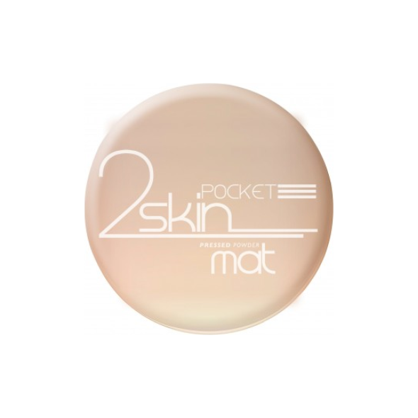 Bell Puder matujący "2 Skin" Pocket nr 042 natural prasowany 9g