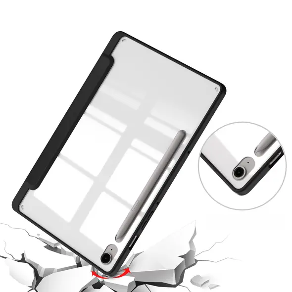 Etui Bizon Case Tab Clear Matt do Samsung Galaxy Tab S9 / S9 FE czarne