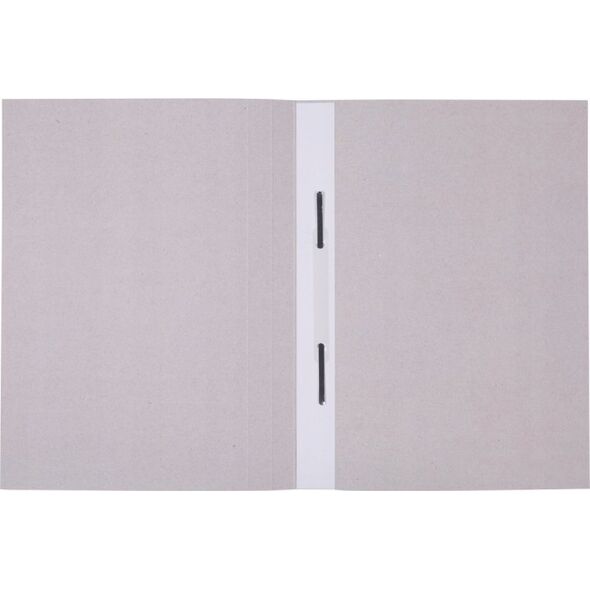 Office Products Skoroszyt Budget, karton, z listwą, nadruk, A4, 250gsm, biały