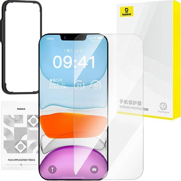 Baseus Prywatyzujące szkło hartowane Baseus Superior HD do iP 11Pro/X/XS +zestaw czyszczący i EasyStick