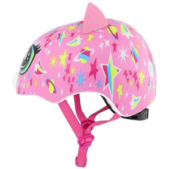 Παιδικό κράνος RASKULLZ ASTRO CAT ροζ μέγεθος S CHILD FS 5+ (50-54 cm) (NEW)