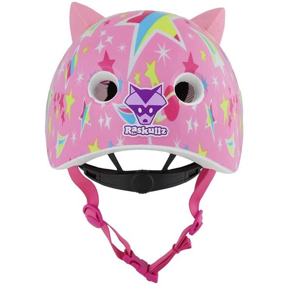 Παιδικό κράνος RASKULLZ ASTRO CAT ροζ μέγεθος S CHILD FS 5+ (50-54 cm) (NEW)