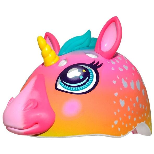Παιδικό κράνος juniorski RASKULLZ SUPER RAINBOW CORN LED μέγεθος S CHILD FS 5+ (50-54 cm) (NEW 2025)