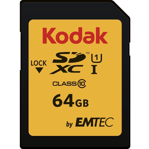 Karta Kodak 580X SDXC 64 GB Class 10 UHS-I/U1  (EKMSD64GXC10K)