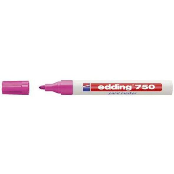 Edding Marker lakierowy, okrągła końcówka, 2-4MM różowy (750/009/R ED)