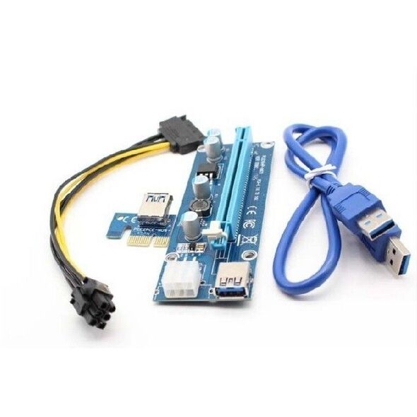 Qoltec Riser PCi-E 1x - 16x | USB 3.0 (55501)