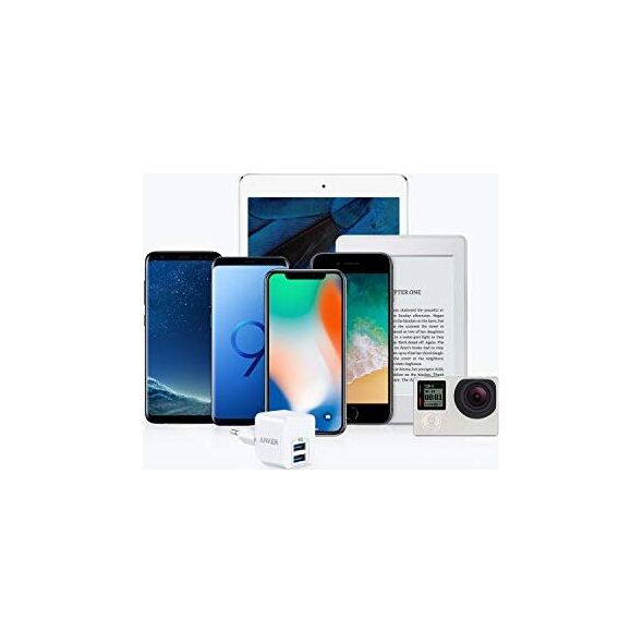 Ładowarka Anker Anker PowerPort Mini, wyjątkowo ?adowarka USB, zasilanie 2,5 A dla iPhone XS / XS Max / XR / X / 8/7 / 6 / Plus, iPad Pro / Air 2 / Mini 4, Samsung