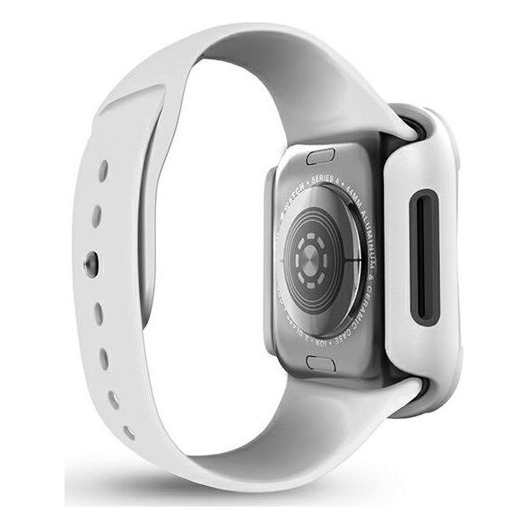 Uniq UNIQ etui Torres Apple Watch Series 4/5/6/SE 44mm. biały/dove white