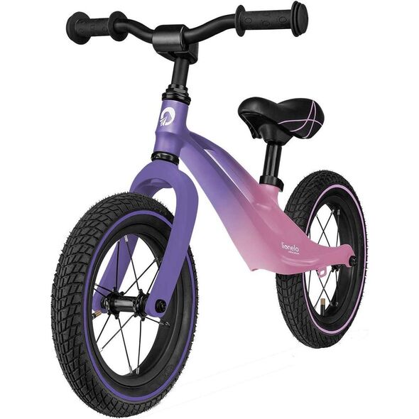 Rowerek biegowy Lionelo Bart Air Pink Violet pompowane koła