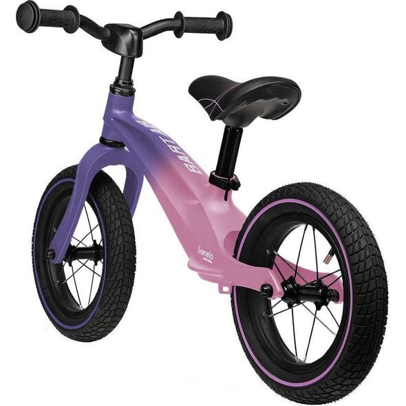 Rowerek biegowy Lionelo Bart Air Pink Violet pompowane koła