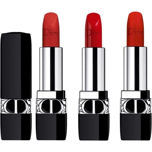 Dior DIOR Rouge Dior Couture Colour Lipstick Floral Lip Care Long Wear Refillable 3,5g. 999 Matte PROMOCJA