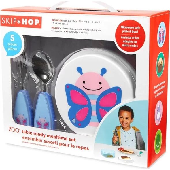 Skip Hop Zestaw obiadowy ZOO Motyl