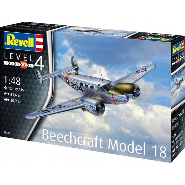 Revell Model plastikowy Samolot Beechcraft model 18 1/48