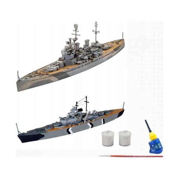 Revell Model plastikowy First Diorama Set Bismarck Battle