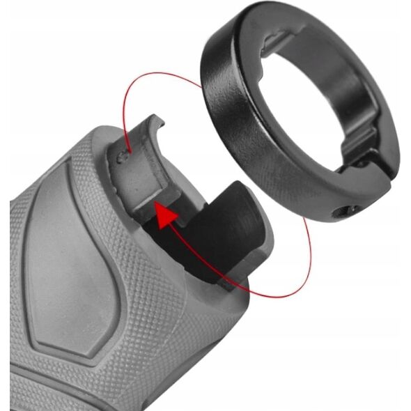RockBros Gripy chwyty rowerowe ergonomiczne śr. 22mm szare ROCKBROS