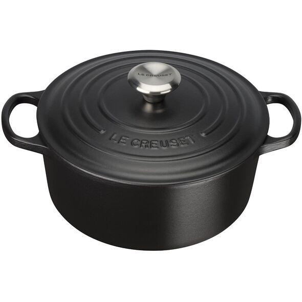 le creuset Le Creuset Signature Roaster στρογγυλό 24cm μαύρο Schwarz (21177240000430)