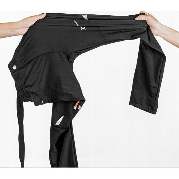 RockBros Komfortowe spodnie rowerowe oddychający materiał rozmiar 2XL czarne