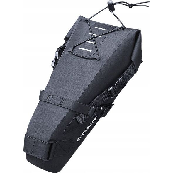 RockBros Torba rowerowa pod siodełko z regulacją wielokości 3L - czarna