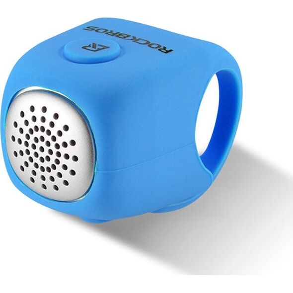 RockBros Dzwonek rowerowy elektroniczny w obudowie silikonowej - niebieski ROCKBROS