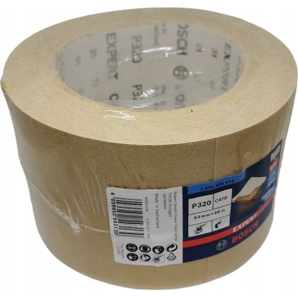 Szlifierka Bosch Bosch Expert C470 sanding sheet, 93mm, K320 (50 meter roll, for orbital sanders, for hand sanding)