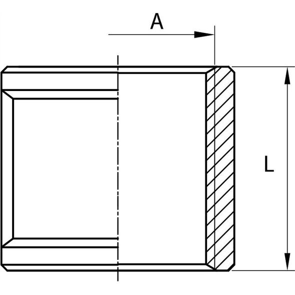 mufa 1/2" (DN15) mosiężna