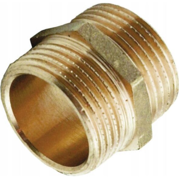 nypel 3/4" (DN20) mosiężny