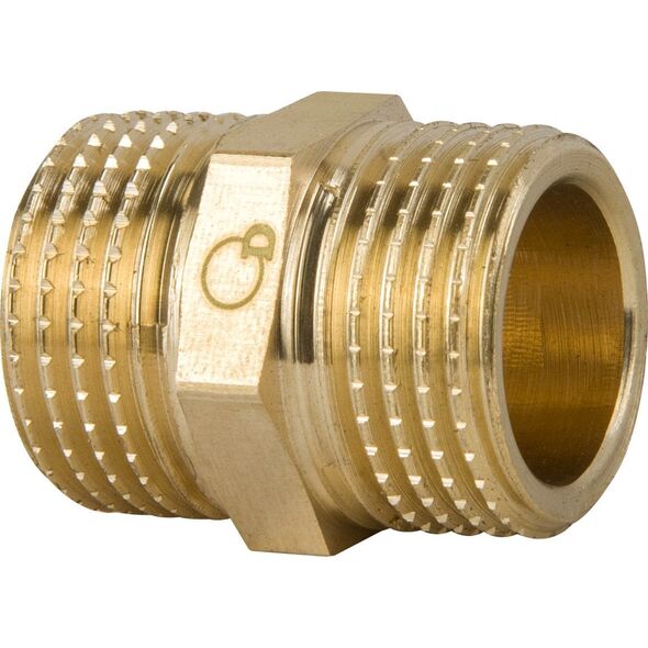 nypel 3/8" (DN10) mosiężny