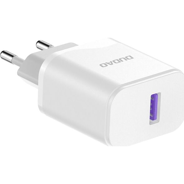 Kabel USB Dudao A20EU USB-A 18W + USB-A - micro USB White