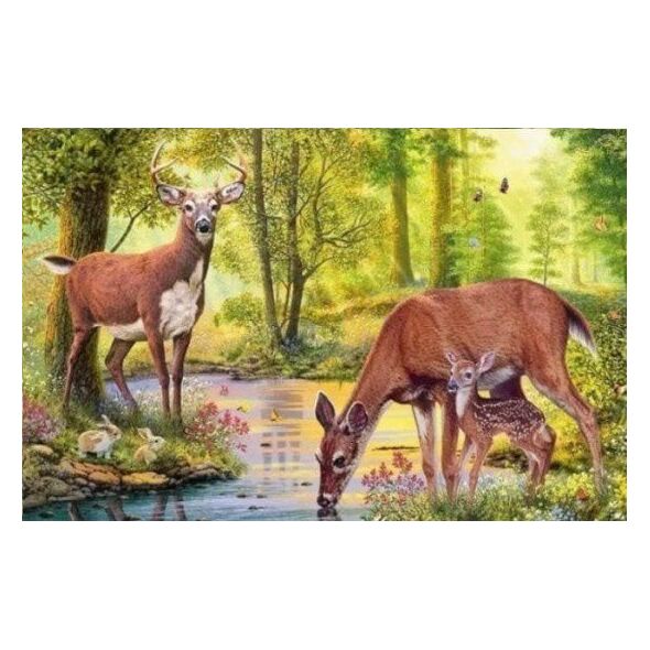 Norimpex Diamentowa mozaika - Jelenie nad strumieniem Norimpex