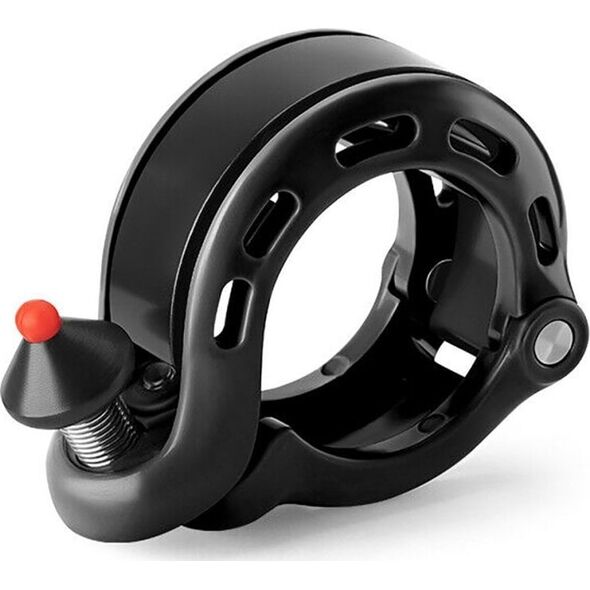 Dzwonek rowerowy w kształcie litery Q 100db - czarny ROCKBROS